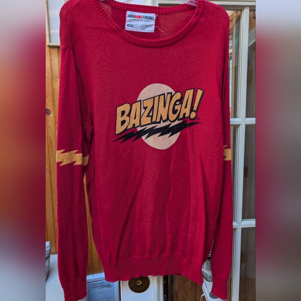 Ripple Junction Red Big Bang Theory Knit Sweater